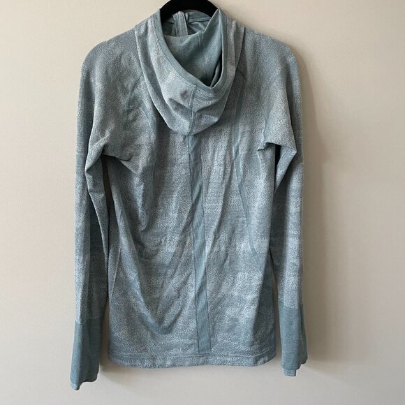 Lululemon Swiftly Speed Hooded 1/2 Zip Stretch Running Blue 8 - Picture 3 of 8